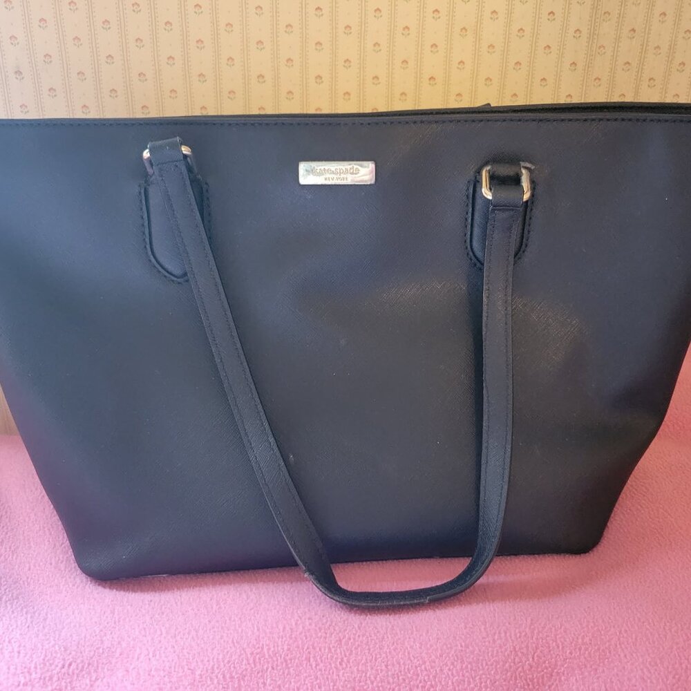 Used Kate Spade New York Laurel Way Dally tote bag in black leather